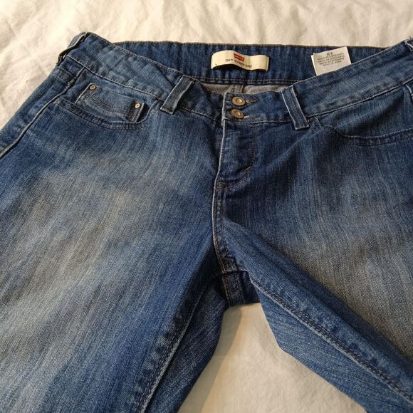 Levis 526 Jeans Womens 8 Medium Blue Slender Boot Bootcut Stretch Denim Classic - Picture 5 of 16